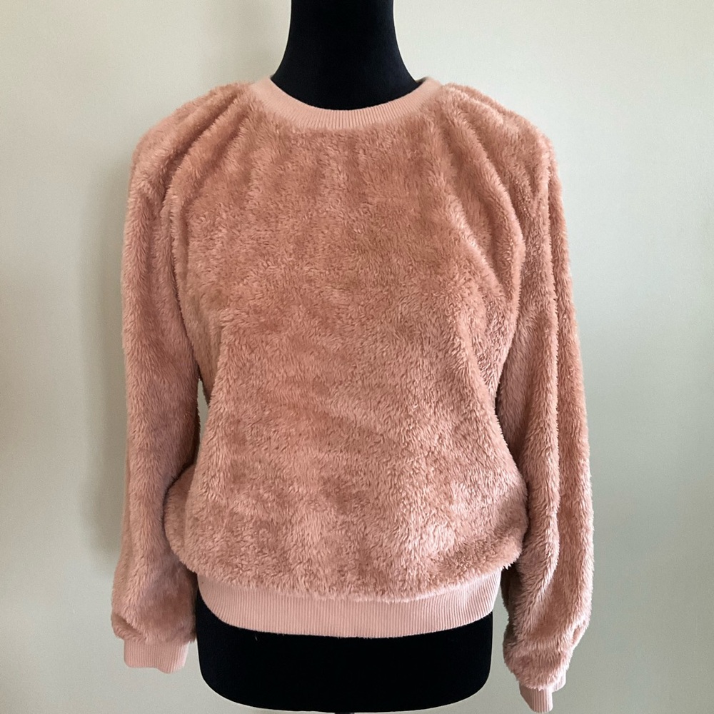 Love J Tan Teddy sweater